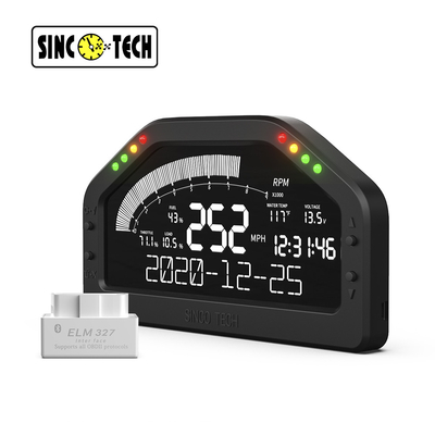 LCD Screen Multimeter Race Car Dashboard Do921 Sinco Tech OBD2 Rpm9000