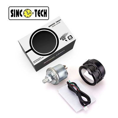 6116B Plastikowy miernik ciśnienia oleju netto Automatyczny wyświetlacz mobilny 52 mm