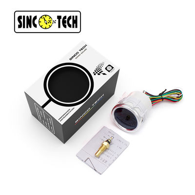 Wyświetlacz 2-calowy miernik temperatury oleju Sinco Tech 6145T Pointer Auto Mobile Czarny ekran